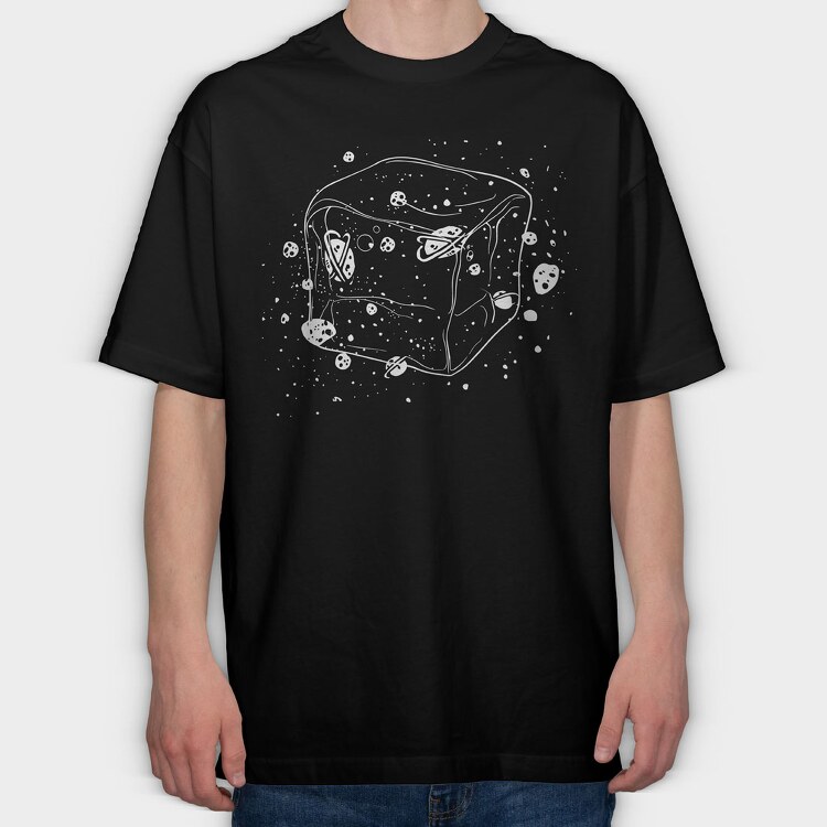 Space Ice, Tricou Oversize Barbati (Unisex)