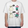 Boo Burpees, Tricou Oversize Barbati (Unisex)