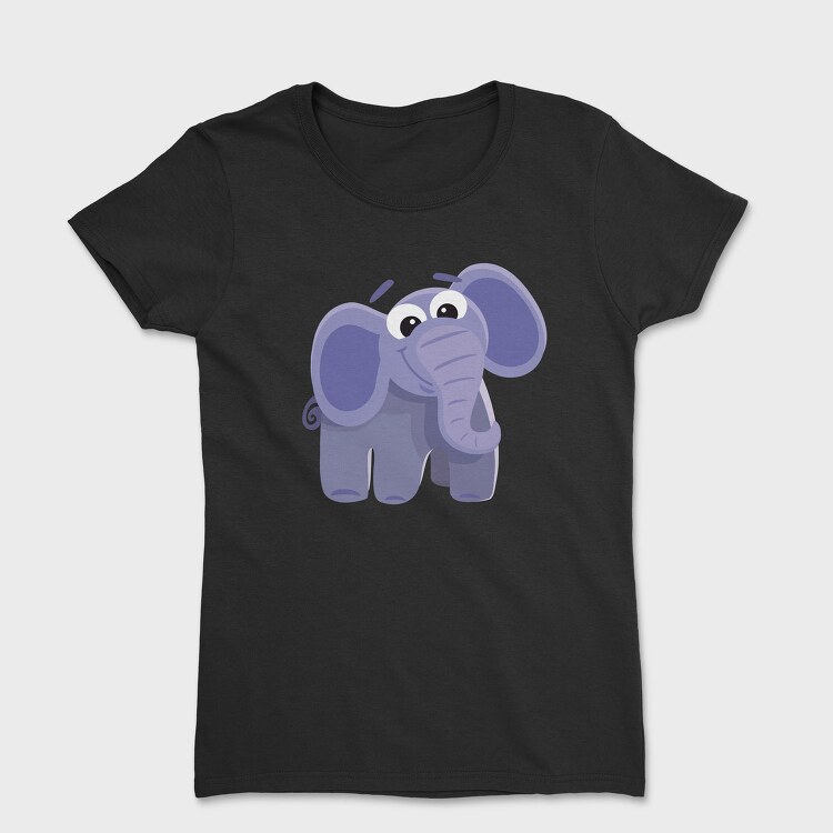 Purple Elephant Stroll, Tricou Femei