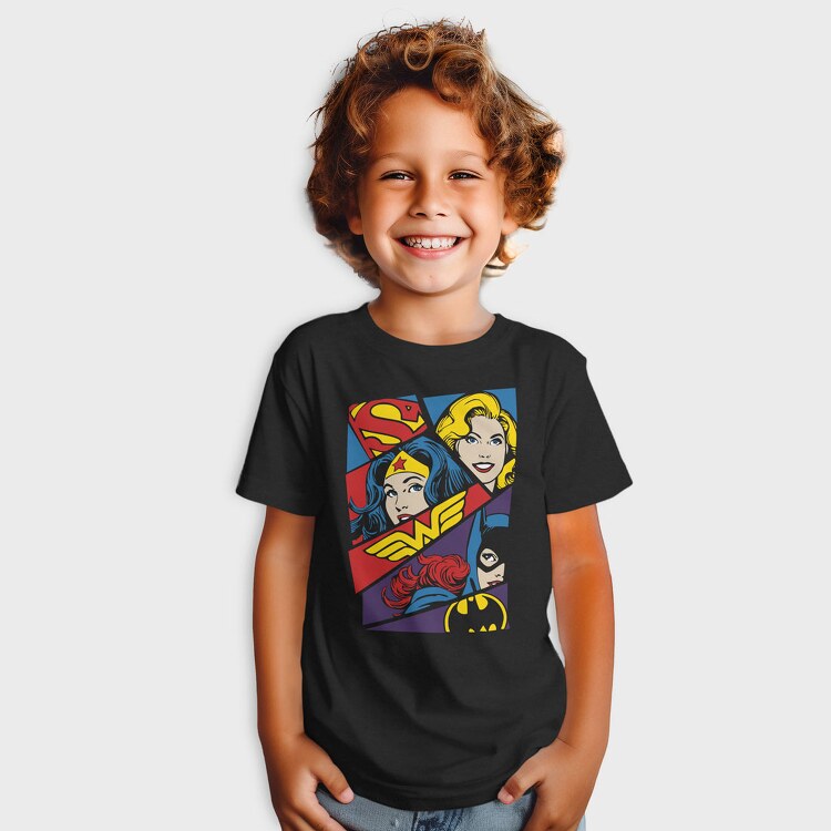 Supergirl Wonder Woman Batwoman, Tricou Copii