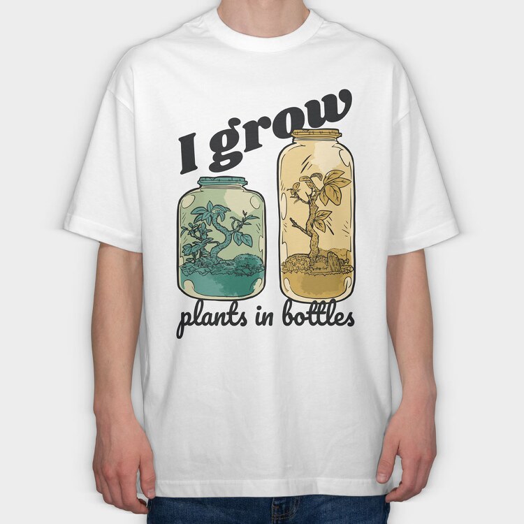 Bottle Gardning, Tricou Oversize Barbati (Unisex)