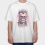 Punk Skull With Sunglasses, Tricou Oversize Barbati (Unisex)