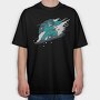 Dabbing Skeleton, Tricou Oversize Barbati (Unisex)