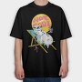 Snowman Sun Quote, Tricou Oversize Barbati (Unisex)