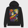 Supergirl Wonder Woman Batwoman, Hanorac Oversize Barbati (Unisex)