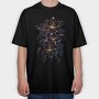 Flower Line, Tricou Oversize Barbati (Unisex)