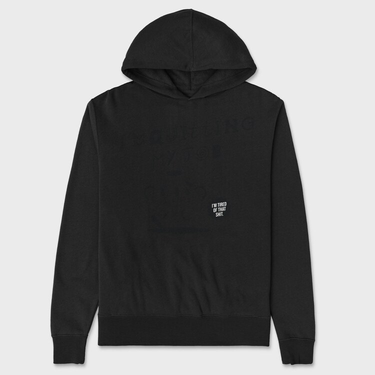Quitting Job Coffee, Hanorac Oversize Barbati (Unisex)