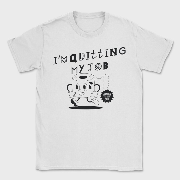 Quitting Job Coffee, Tricou Barbati (Unisex)