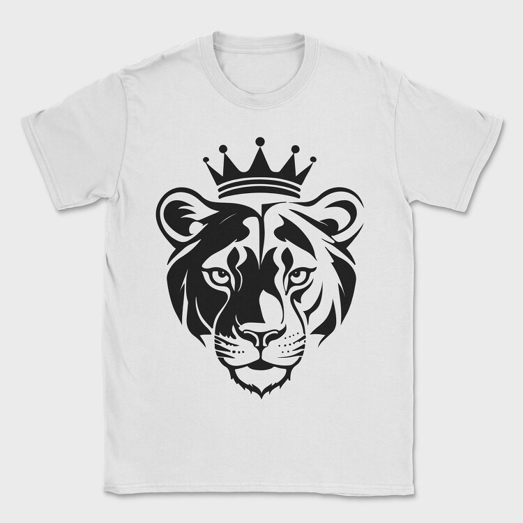 Queen Lioness Crown Female Lion, Tricou Barbati (Unisex)