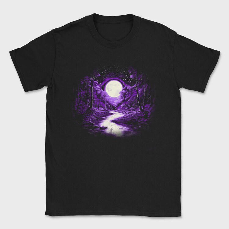 Purple River, Tricou Barbati (Unisex)