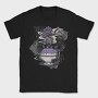 Purple Glitchy Flowers Nature Vase 10, Tricou Barbati (Unisex)