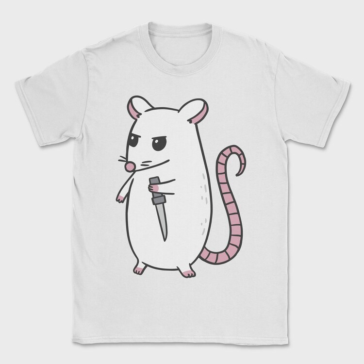 Psycho Rat, Tricou Barbati (Unisex)