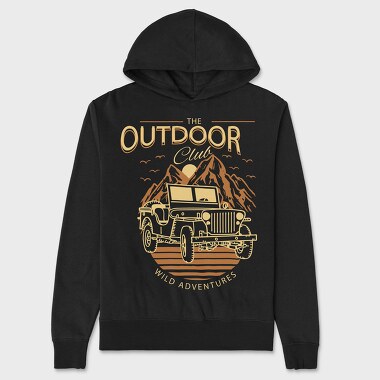 The Outdoor Club, Hanorac Oversize Barbati (Unisex)