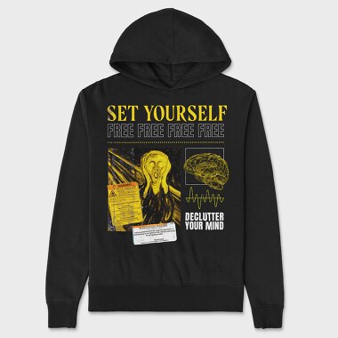 The Scream Trap, Hanorac Oversize Barbati (Unisex)