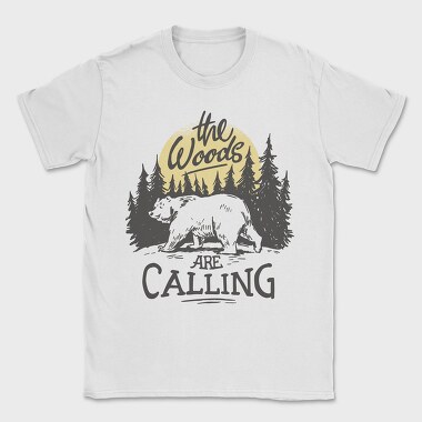 The Woods Are Calling Bear Sun, Tricou Barbati (Unisex)