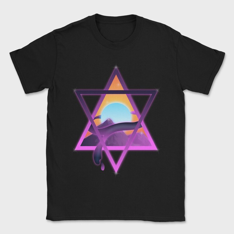 Psychedelics Star 003, Tricou Barbati (Unisex)