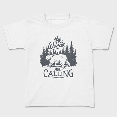 The Woods Are Calling Bear, Tricou Copii