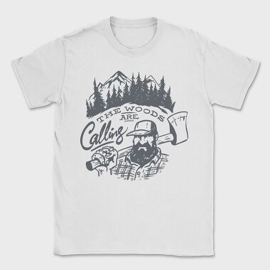 The Woods Are Calling Lumberjack, Tricou Barbati (Unisex)