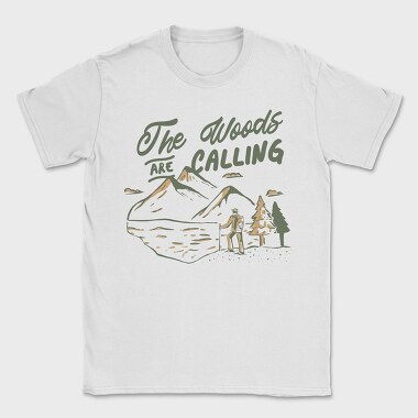 The Woods Are Calling, Tricou Barbati (Unisex)