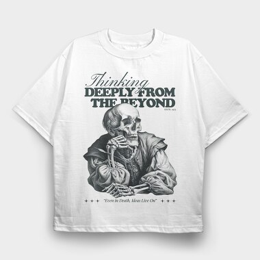 Thinking Deeply From the Beyond, Tricou Oversize Barbati (Unisex)
