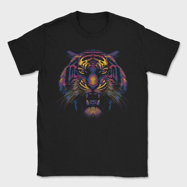 Tiger Colorful, Tricou Barbati (Unisex)