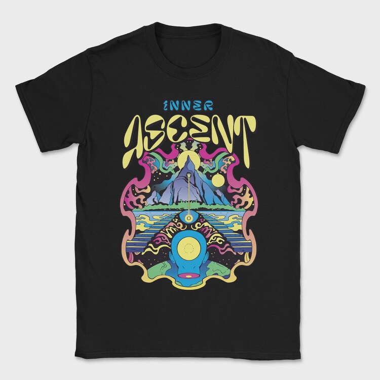 Psychedelic Inner Ascent, Tricou Barbati (Unisex)