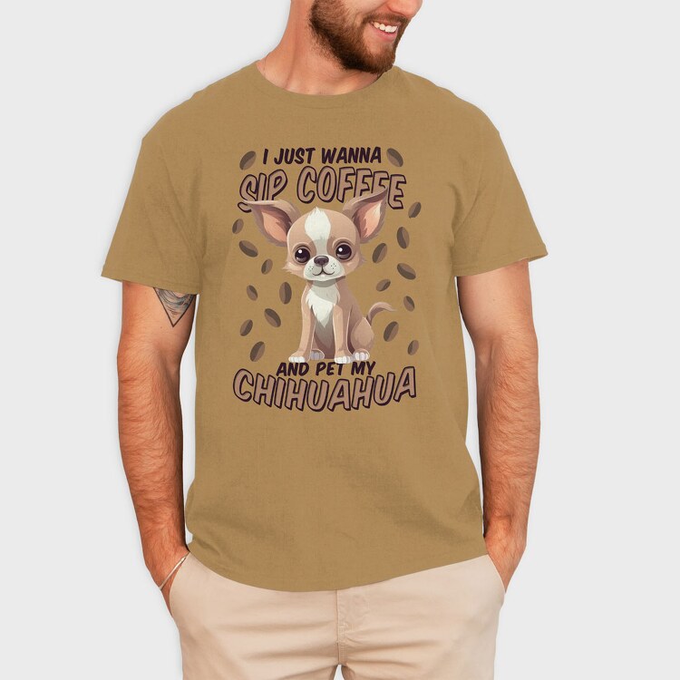 Chihuahua Coffee, Tricou Barbati (Unisex)