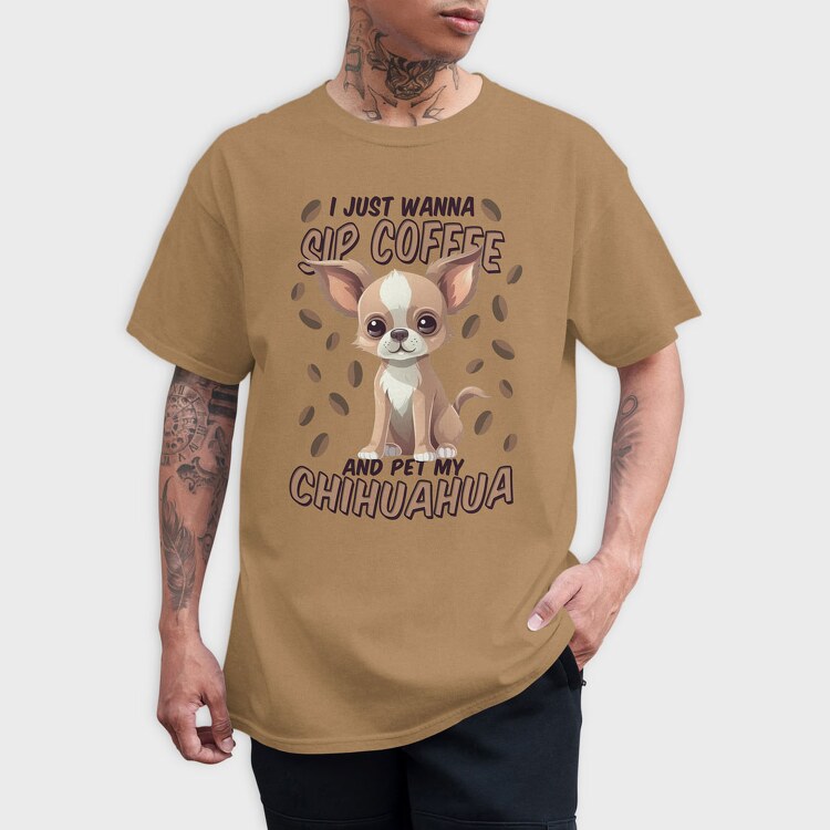 Chihuahua Coffee, Tricou Barbati (Unisex)