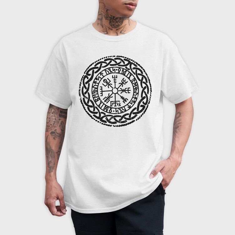 Viking Compass Odin, Tricou Barbati (Unisex)