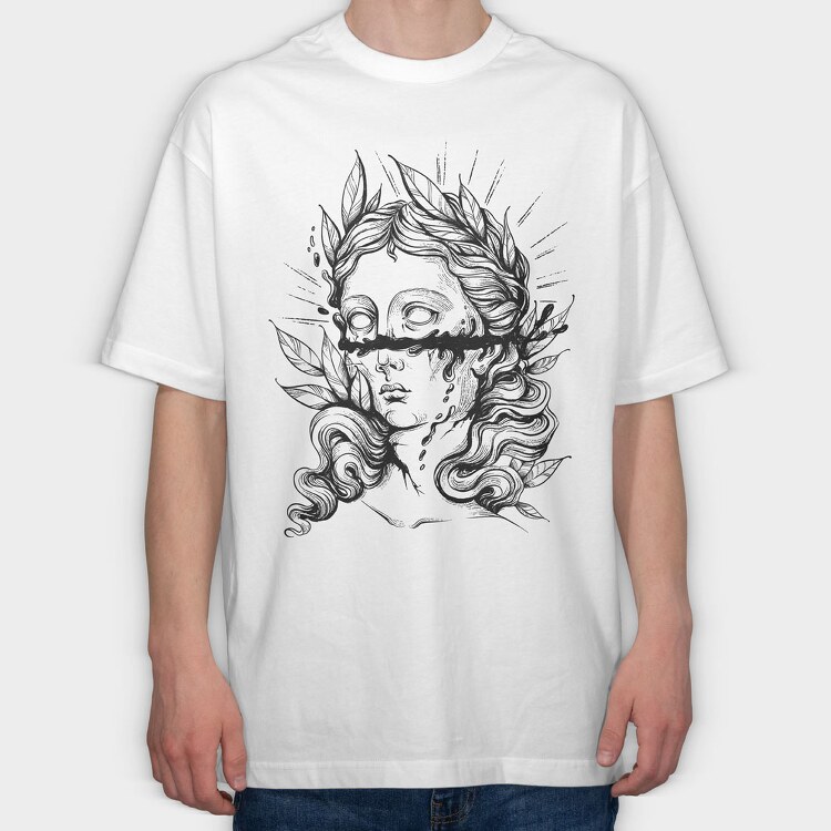 Dark 01, Tricou Oversize Barbati (Unisex)