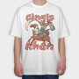 Gingis Khan, Tricou Oversize Barbati (Unisex)