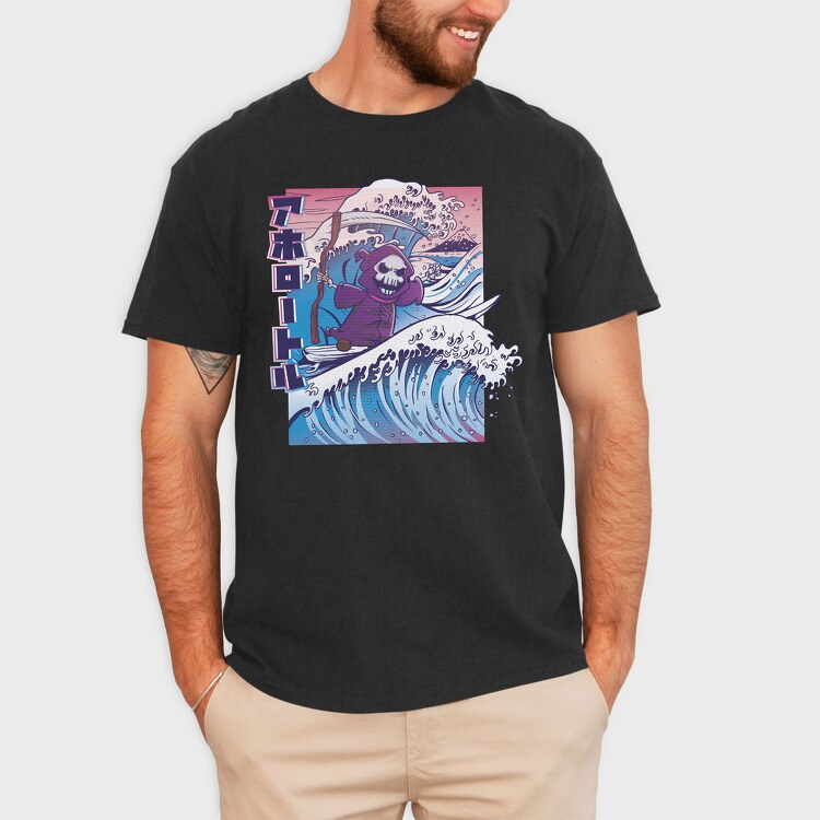 Grim Reaper Surf, Tricou Barbati (Unisex)