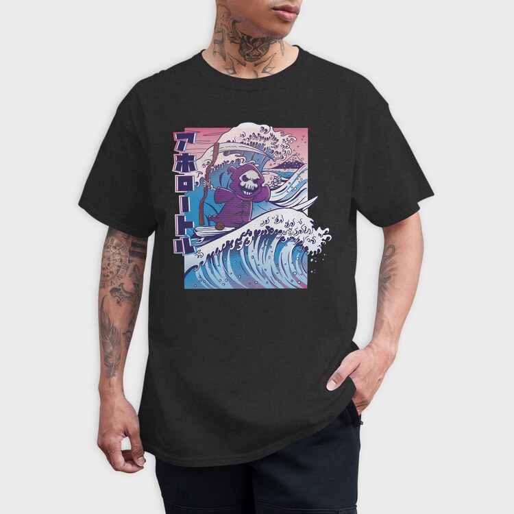 Grim Reaper Surf, Tricou Barbati (Unisex)