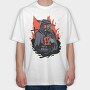 Plague Doctor, Tricou Oversize Barbati (Unisex)