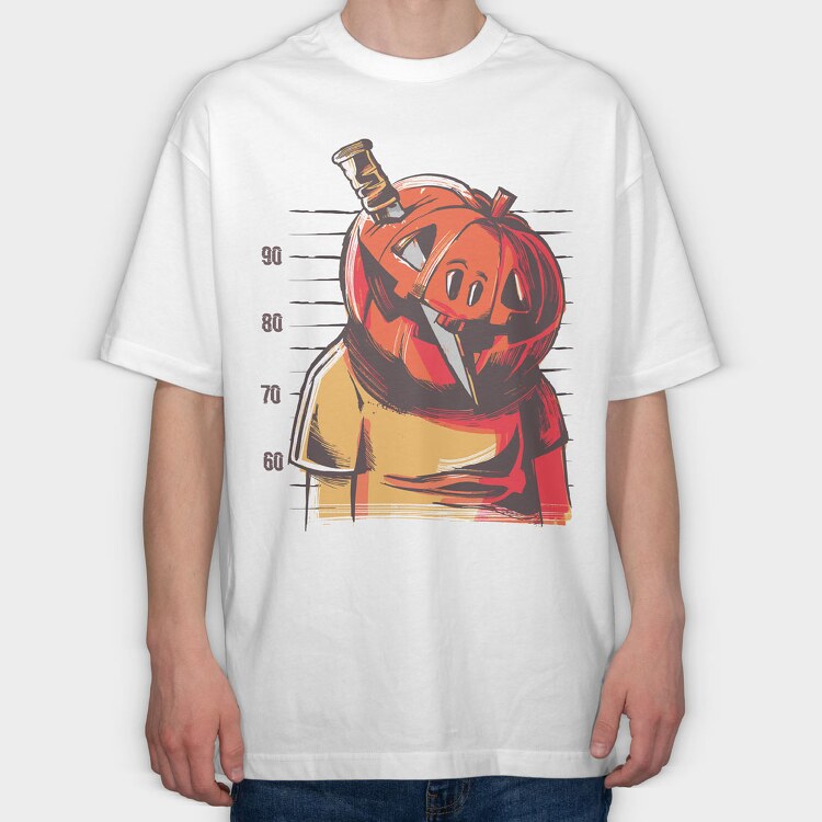 Prisioner Pumpkin, Tricou Oversize Barbati (Unisex)