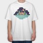 Camping Baby, Tricou Oversize Barbati (Unisex)