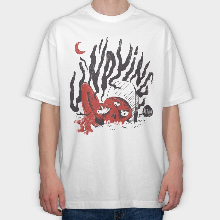 Funny Afterlife 07, Tricou Oversize Barbati (Unisex)