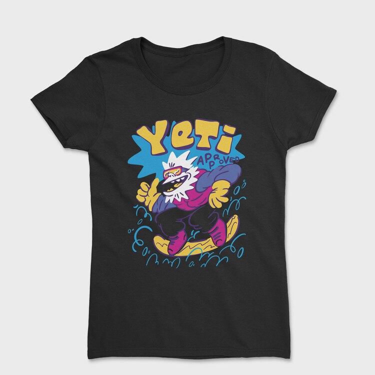 Yeti Approved Winter, Tricou Femei