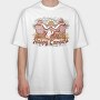 Happy Campers, Tricou Oversize Barbati (Unisex)