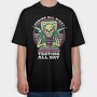 Skeleton Coding, Tricou Oversize Barbati (Unisex)