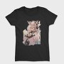 Pretty Anime Girl With Headphones, Tricou Femei