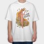 Paz Mental Vintage 03, Tricou Oversize Barbati (Unisex)