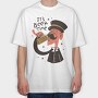 Gentleman Beer, Tricou Oversize Barbati (Unisex)