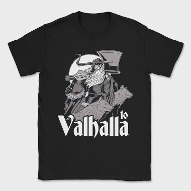 To Valhala Odin Wolves, Tricou Barbati (Unisex)