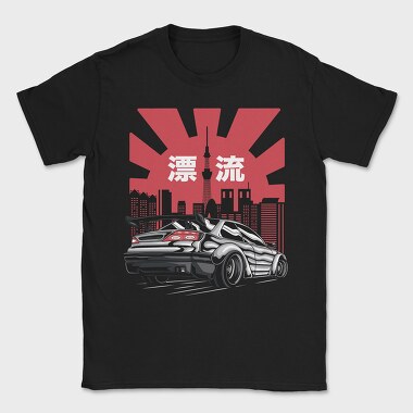 Tokyo Drift Sunset, Tricou Barbati (Unisex)
