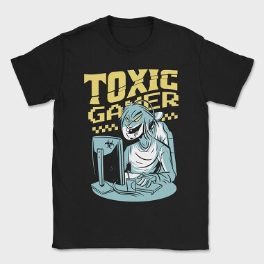 Toxic Gamer, Tricou Barbati (Unisex)