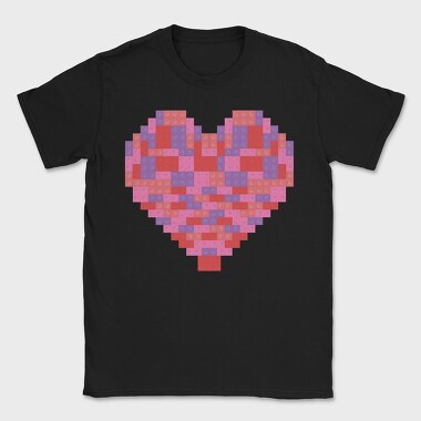 Toy Brick Heart, Tricou Barbati (Unisex)