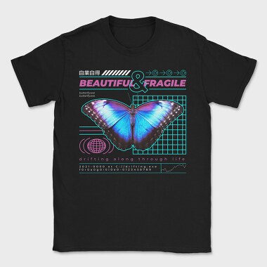 Trap Butterfly, Tricou Barbati (Unisex)