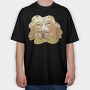 Sloths Chess, Tricou Oversize Barbati (Unisex)