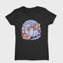 Yeti Monster Reading At Home, Tricou Femei